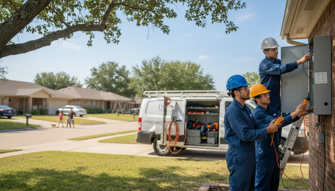 Certified electrician providing emergency electrical services in Fairland, MD